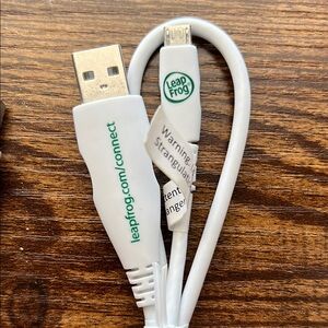 White USB Power Cable